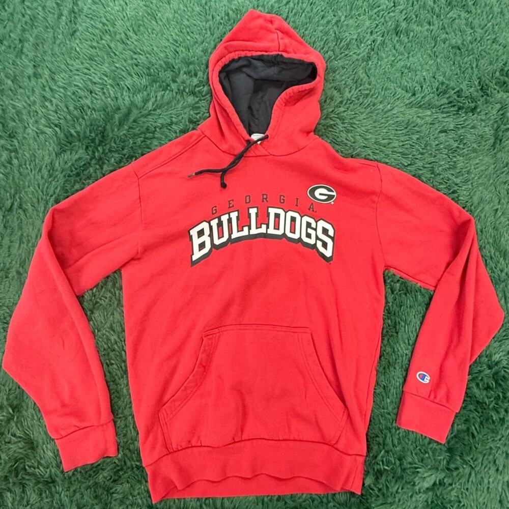 University of Georgia Black | Red Pullover Small Sweatshirt Hoodie NCAA Unisex